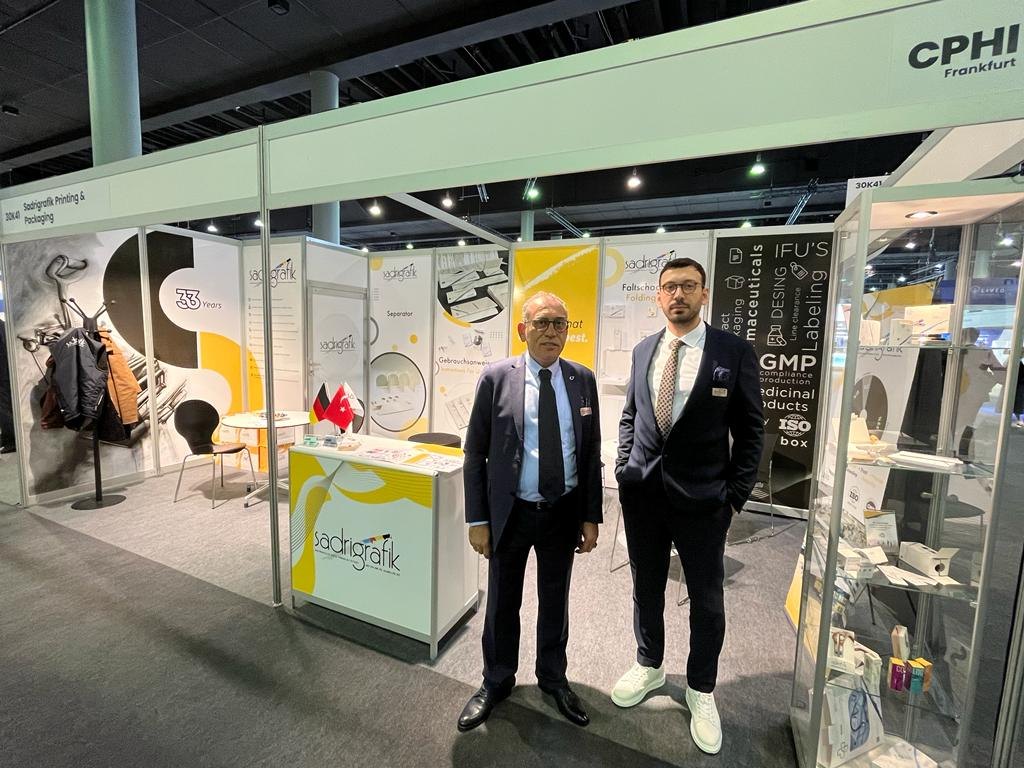 Sadri Global Messestand auf der CPHI Frankfurt 2022